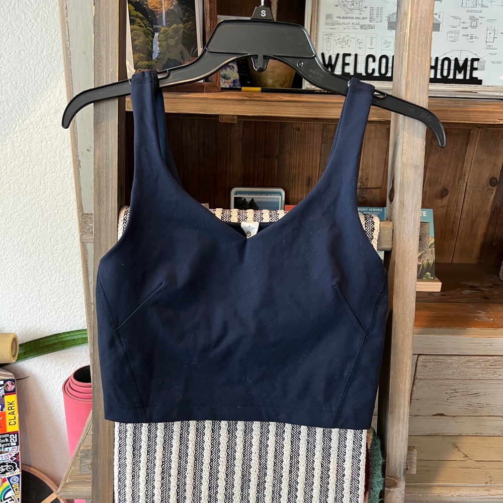 Lululemon women’s wunder train sweetheart crop tank top size 6